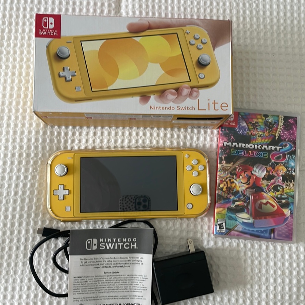 Nintendo Switch lite yellow color!